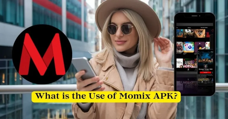 A girl with using Momix apk on Mobile_What is the Use of Momix APK_Faeture Image_